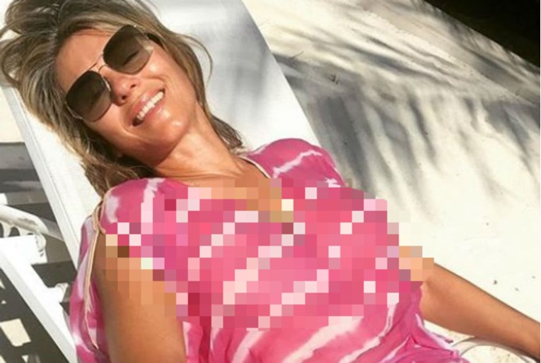 Elizabeth Hurley pozirala bez grudnjaka pa joj provirile bradavice