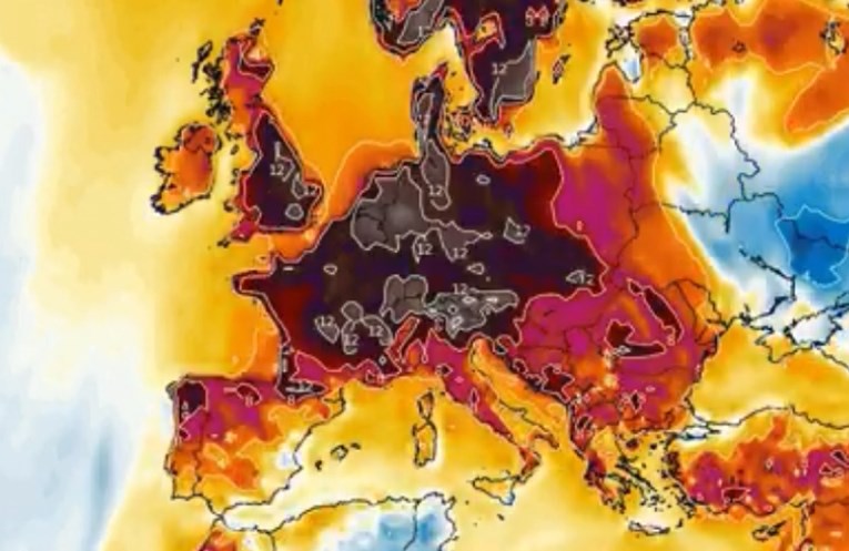 POGLEDAJTE ANIMACIJU Europu zahvatile ljetne temperature, ponegdje će doseći i 30 stupnjeva