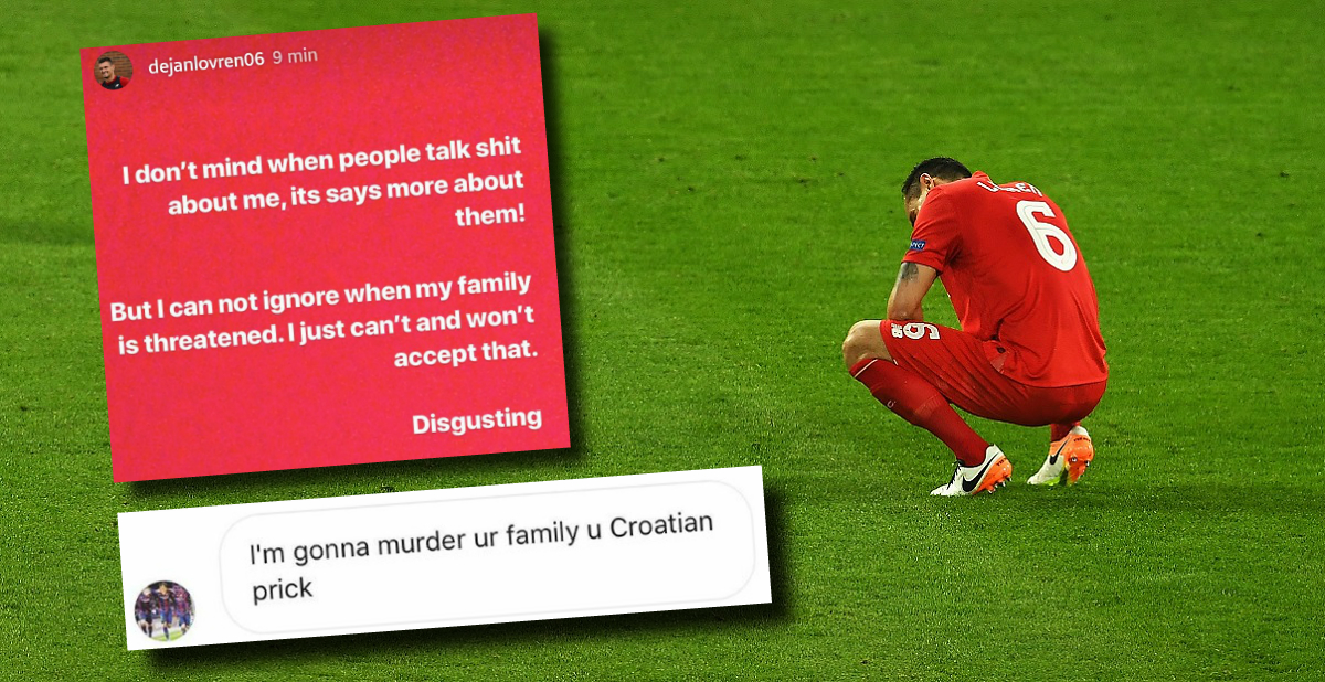 LOVREN PRIMIO MORBIDNU PRIJETNJU "Pobit ću ti obitelj, kretenu hrvatski"