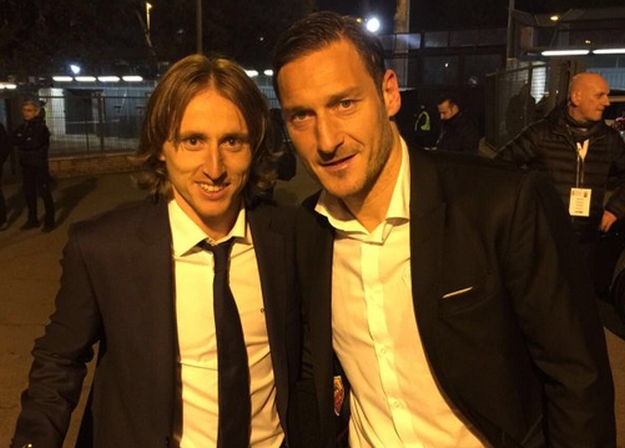Modrić pozirao s Kraljem Rima