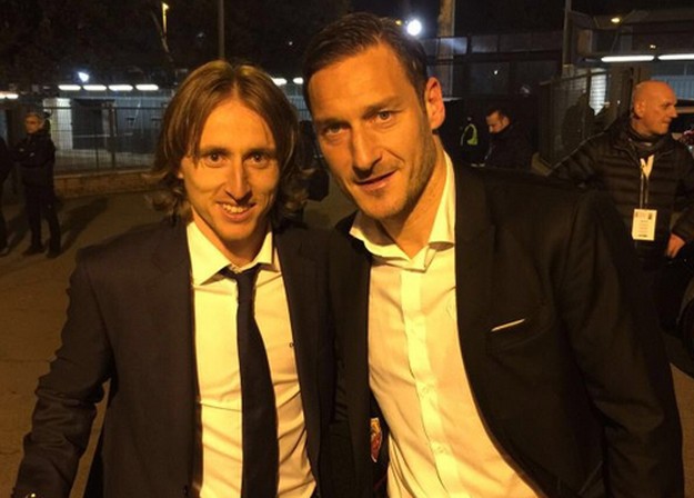 Modrić pozirao s Kraljem Rima