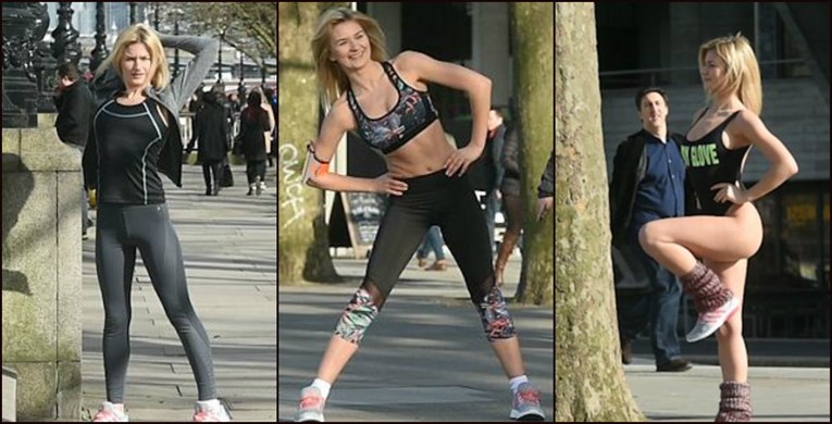 VIDEO Manekenka vježbala vani kako bi otkrila koliko golotinje je previše za ulicu