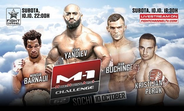 M-1 Challenge 62 uživo na fightchanneltv.com: Kristijan Perak protiv bivšeg M-1 prvaka