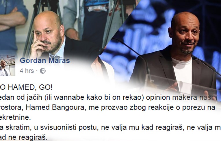 Maras se na Facebooku svađa s Hamedom Bangourom: "Neka se on kandidira pa spasi Hrvatsku"
