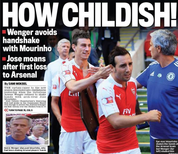 Svjetske naslovnice: Mourinho i Wenger, odrastite!
