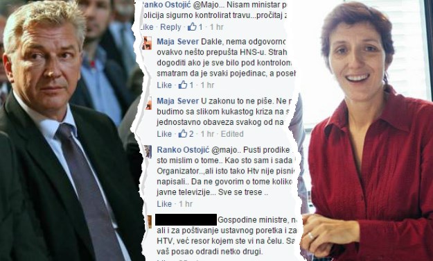 Ranko Ostojić zbog komentara o kukastom križu blokirao Maju Sever