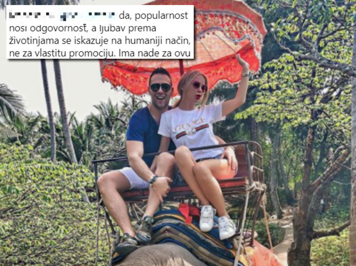 Maju Šuput napali zbog "okrutnih" fotki s Tajlanda, ona brisala komentare pa pogoršala stvar