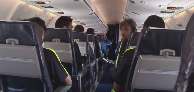 VIDEO Pogledajte dramu Duje Čope i suigrača tijekom leta avionom