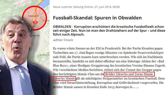 STEŽE SE OBRUČ Istraga protiv Mamića proširila se u Švicarsku!