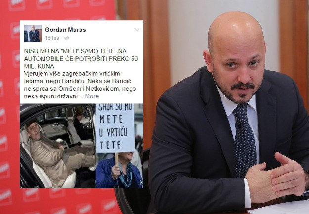 Maras: Bandiću, ne bahati se nego ispuni zahtjeve teta iz vrtića