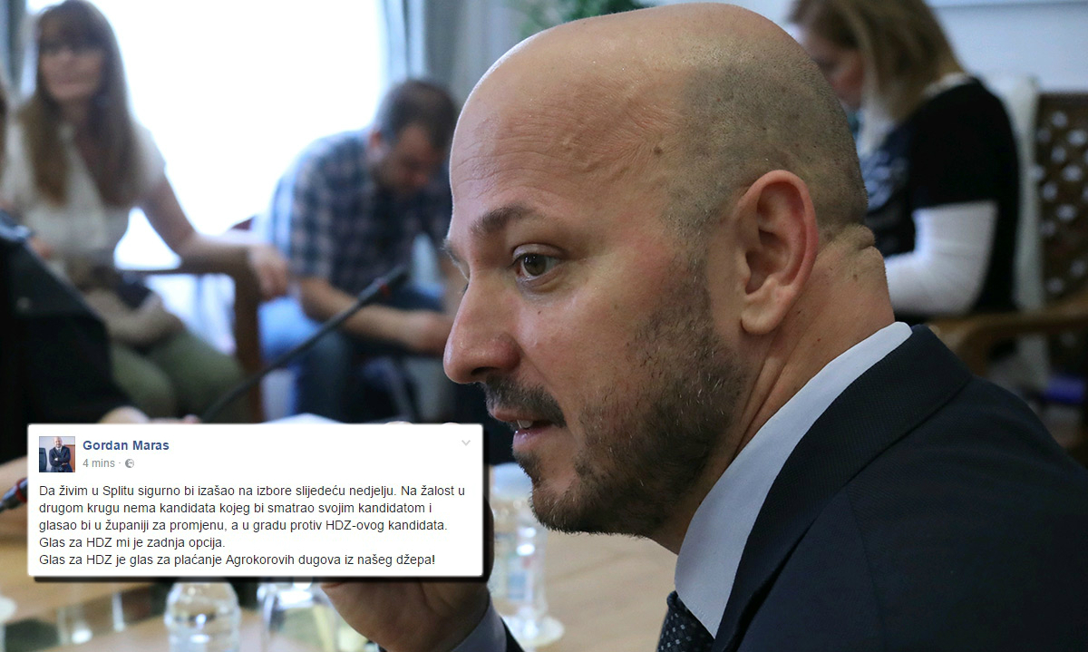Maras u Dalmaciji podržao Bulja i Keruma: "Glas za HDZ mi je zadnja opcija"
