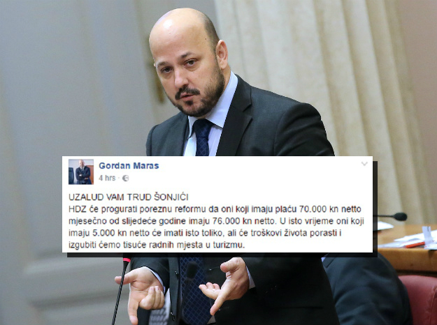 Maras opet divlja po Facebooku: "Šonjići gdje ste? Spavate? Nećete me zaustaviti"