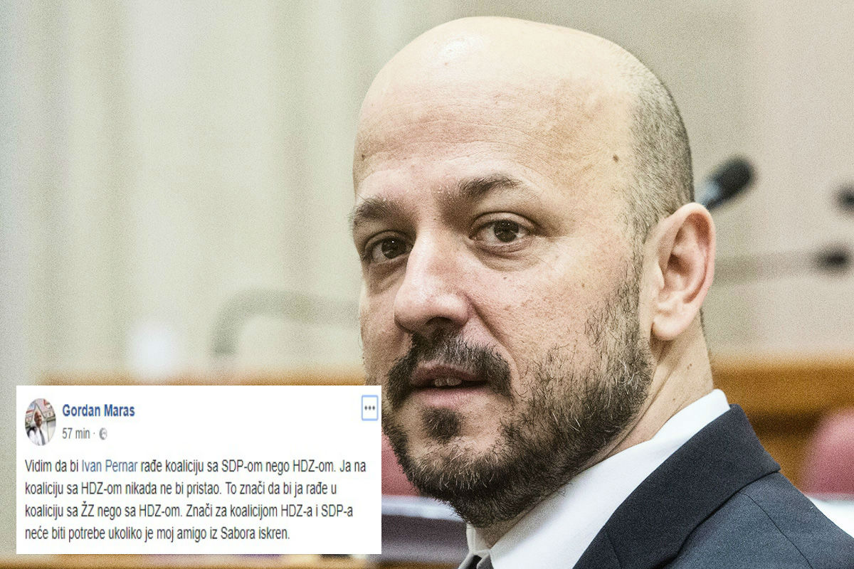 Je li Maras najavio koaliciju SDP-a i Živog zida?