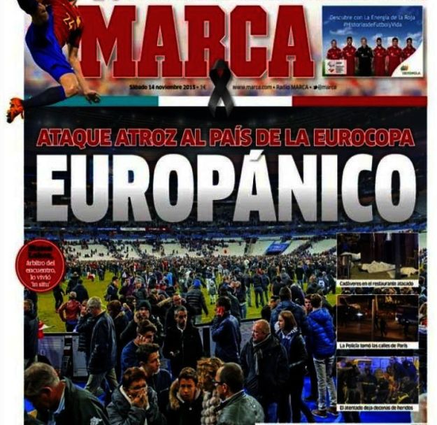 Svjetske naslovnice: Teror, masakr, Europanika