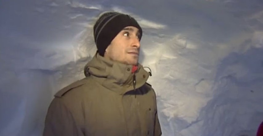 Šest i pol sati kopao tunel u snijegu da bi stigao do automobila