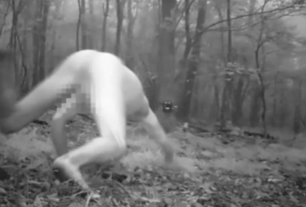 VIDEO Otkrivena prava istina o bizarnoj snimci golog čudaka u šumi