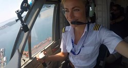 VIDEO "Šokantno lijepa": Pilotkinja Maria osvojila muškarce dok je slijetala u Hrvatsku