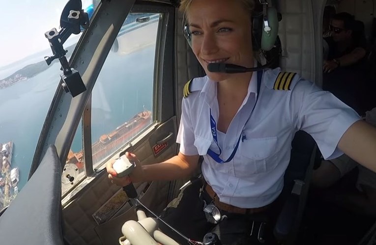 VIDEO "Šokantno lijepa": Pilotkinja Maria osvojila muškarce dok je slijetala u Hrvatsku