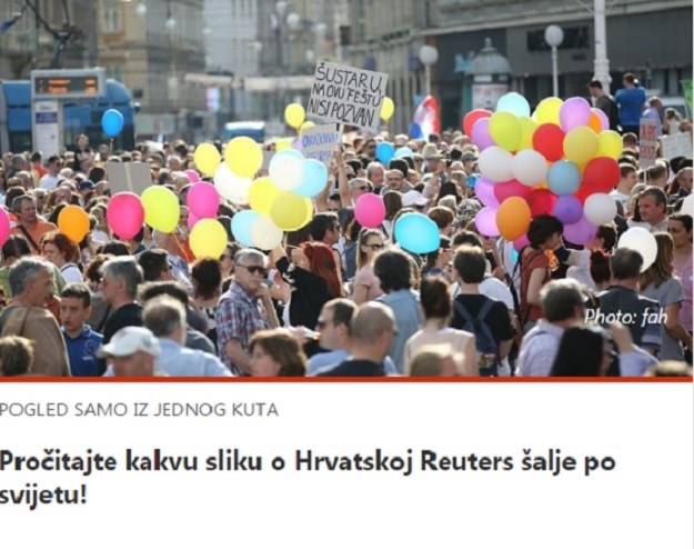 Portal Željke Markić bijesni: Zašto Reuters o prosvjedima nije ništa pitao Krešimira Miletića
