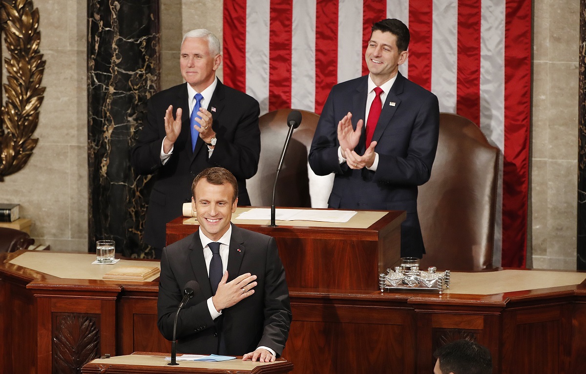 Macron pred američkim Kongresom pozvao SAD da odbaci nacionalizam