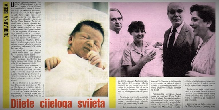 Bilo jednom u Jugoslaviji: Prije 30 godina u Zagrebu se rodila beba o kojoj je pričao cijeli svijet