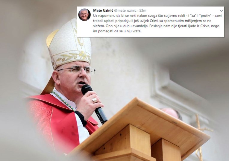 Biskup Uzinić o uskraćivanju pričesti ljudima koji su glasali za Istanbulsku: "Pripadaju li oni Crkvi?"