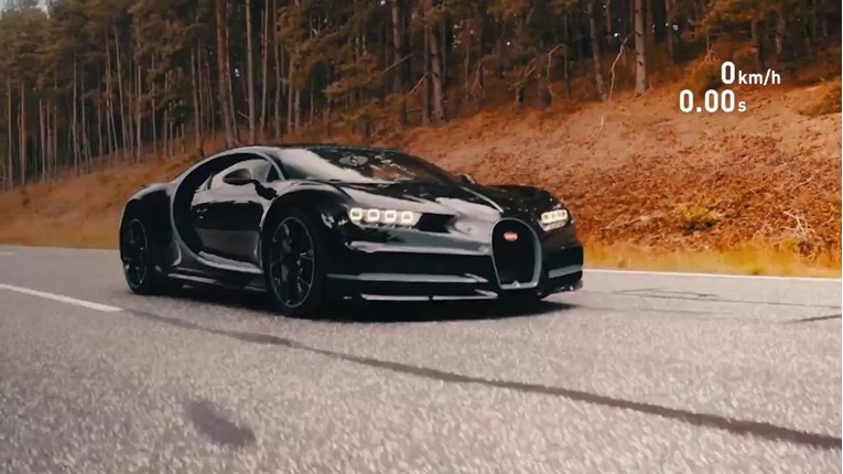 VIDEO Bugatti Chiron do 400 km/h za samo 32,6 sekundi