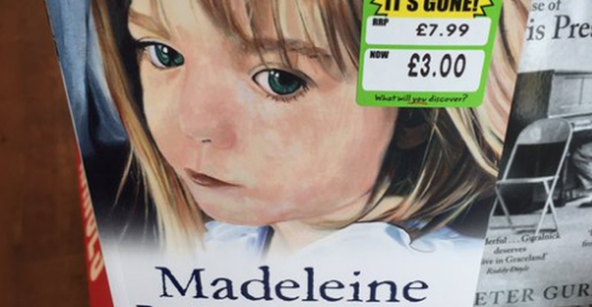 Gadan gaf knjižare koja prodaje knjigu o Madeleine McCann: "Od svih mogućih naljepnica..."