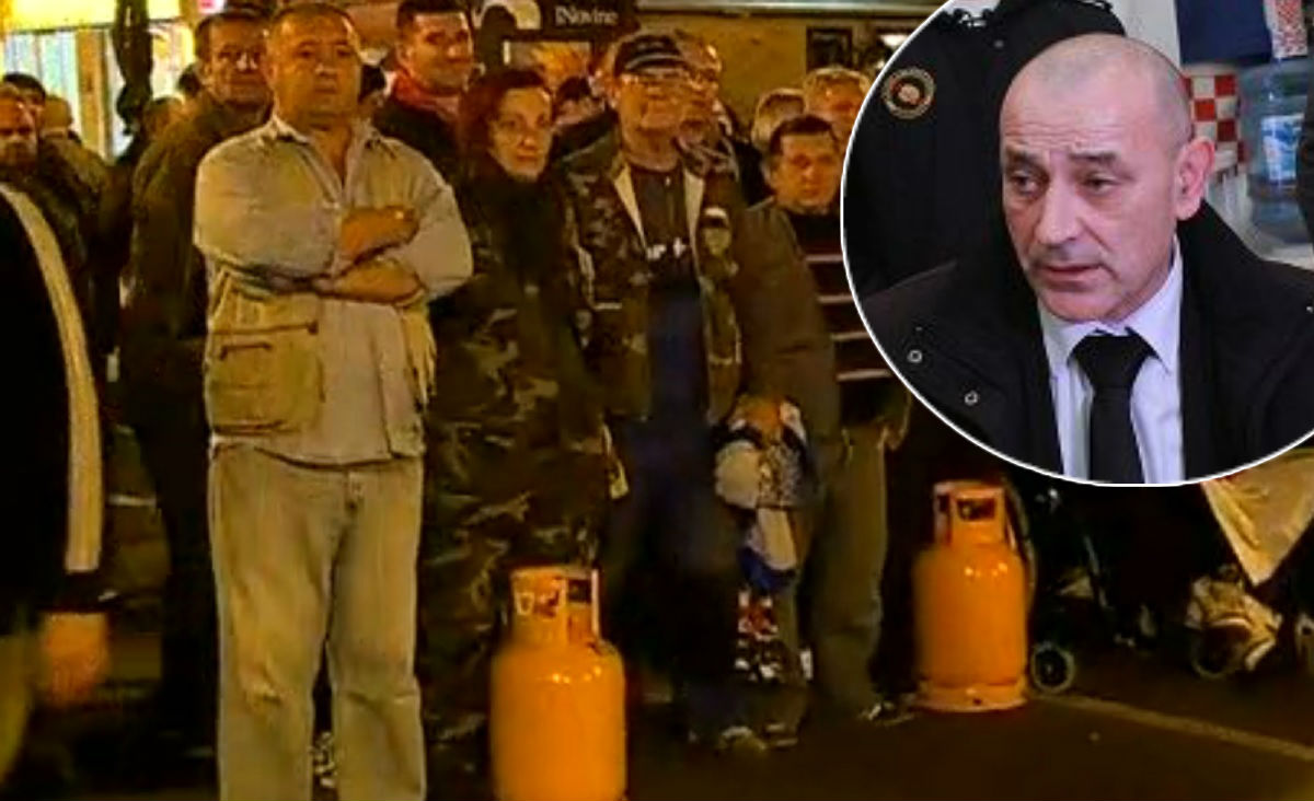 Šatoraši su na ulicu donijeli plinske boce, a Medved ih je danas nazvao "dostojanstvenima"
