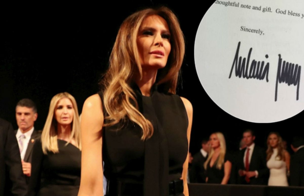 U potpisu Melanije Trump uočeno nešto zaista čudno, stručnjakinja tvrdi: "To nije normalno"