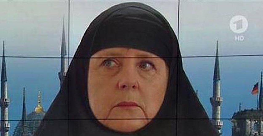 Oluja negodovanja zbog foto-montaže Merkel obučene u čador