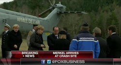 Hollande, Merkel i Rajoy stigli na mjesto pada zrakoplova