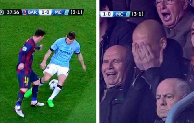 Guardiola ne može gledati kako se Messi poigrava s igračima Cityja
