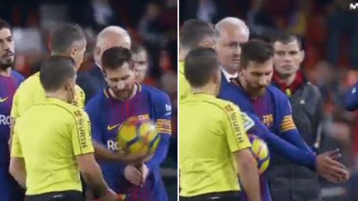 OČAJNI MESSI SUCU "Ovo je crta, a ovdje je prošla lopta. Kako nisi priznao gol?!"