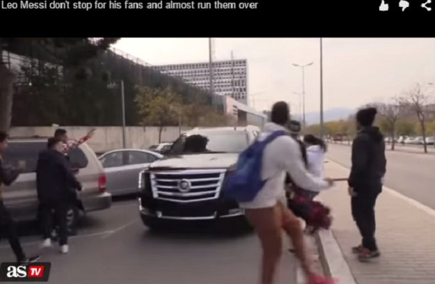 Video dana: Poludjeli Messi umalo pregazio vlastite navijače