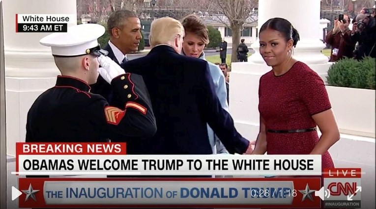 Michelle Obama napokon otkrila zašto je imala ovaj izraz lica kad su Trumpovi došli