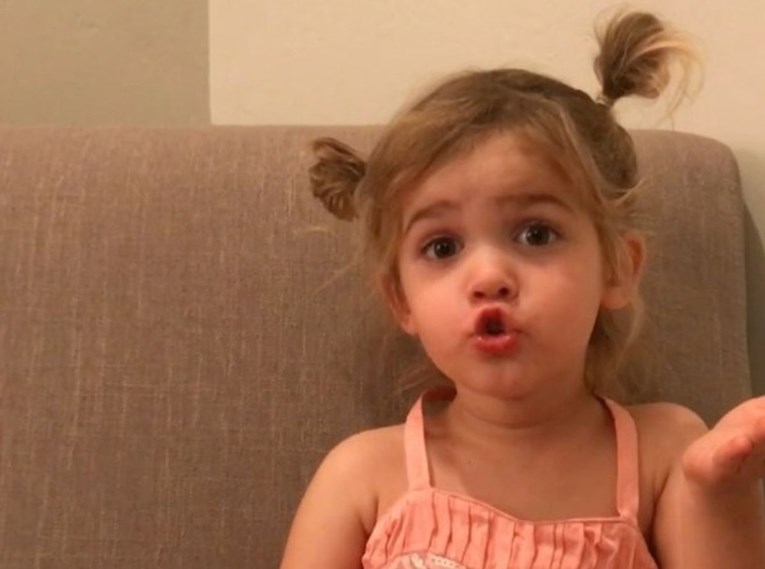 VIDEO Dvogodišnja Mila najveća je frajerica interneta, zbog njenog sarkazma svi umiru od smijeha