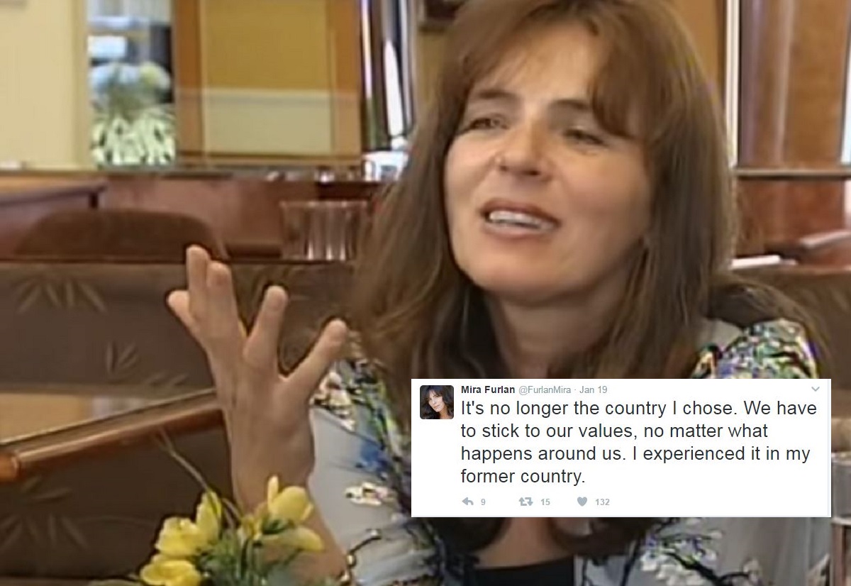 Mira Furlan kritizirala Trumpa pa je napali na Twitteru: "Umjesto politike, drži se ti kuhinje"
