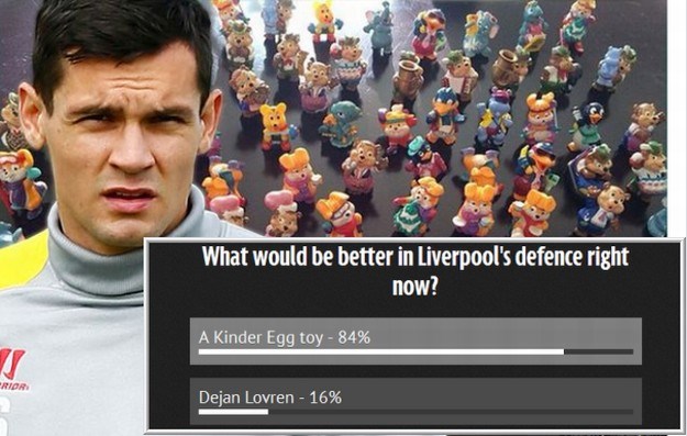 Englezi ismijavaju Lovrena: Igračka iz Kinder jaja bolja je opcija za obranu Liverpoola