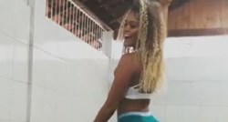 VIDEO Morate vidjeti kako vlasnica najljepše guze Brazila pleše sambu u vrućim hlačicama