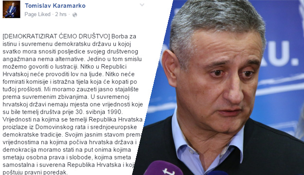 Karamarko postao jako aktivan na Facebooku: Ovo mu je već treći status danas