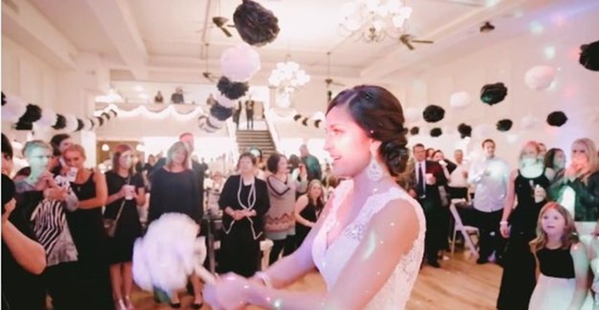 Vjenčanje koje je postalo hit: Mlada nije htjela baciti buket jer je smislila pravo iznenađenje