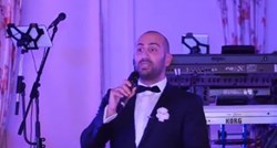 VIDEO Mladoženja Nijemac na svadbi progovorio na hrvatskom: "Ženi nisam rekao što ću napraviti"