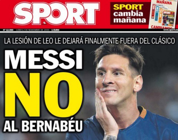 Katalonci tvrde: Messi ne igra u El Clasicu