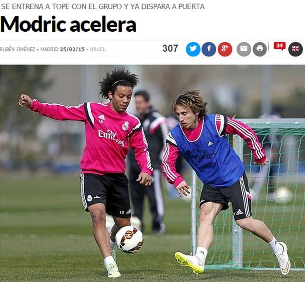 Modrić odigrao trening utakmicu, moguć je nastup već u nedjelju protiv Villarreala