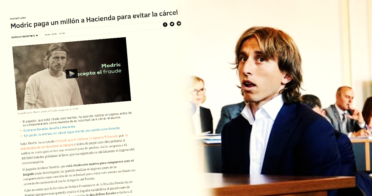 Modrić priznao utaju poreza i platio milijun eura da izbjegne zatvor