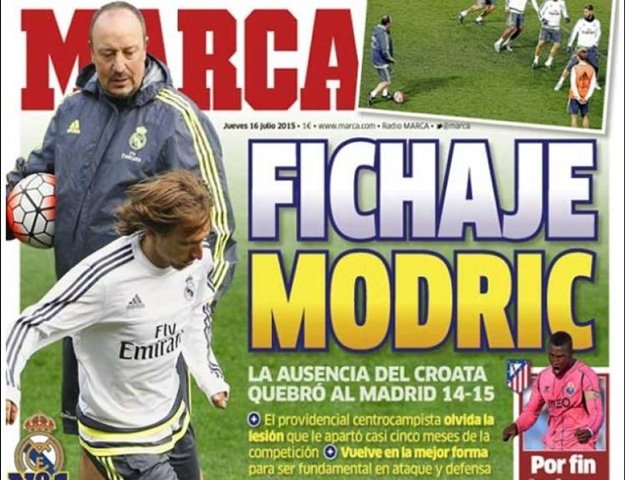 Svjetske naslovnice: Modrić - najveće Realovo pojačanje