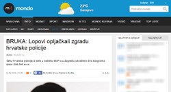 Regionalni mediji se sprdaju s pljačkom hrvatskog MUP-a: Neviđena blamaža, bruka, filmska pljačka...