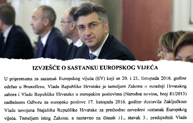 IMAMO DOKUMENT Plenković otkrio o čemu se razgovaralo na Europskom vijeću