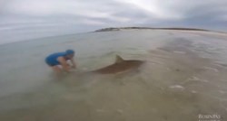 Tinejdžer upecao morskog psa teškog oko 200 kilograma